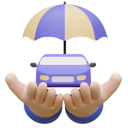 Car with Umbrella